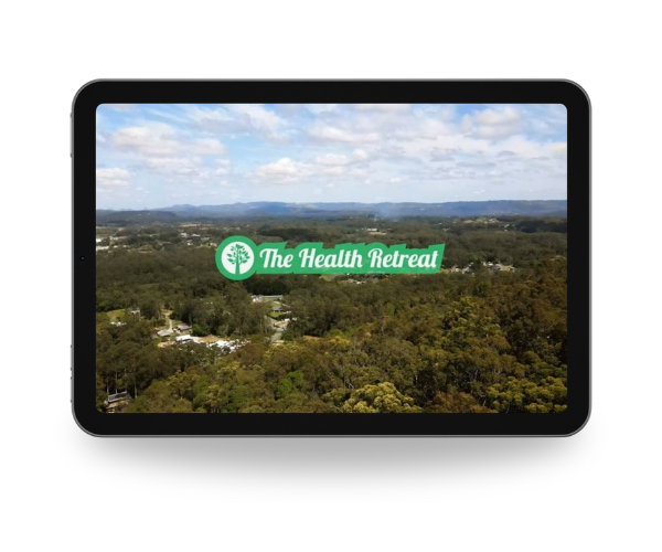 The Health Retreat - Ipad Mock Up